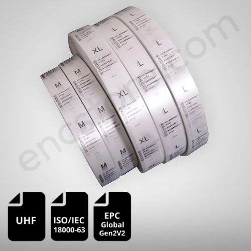 UHF RFID Printed Taffeta Tags