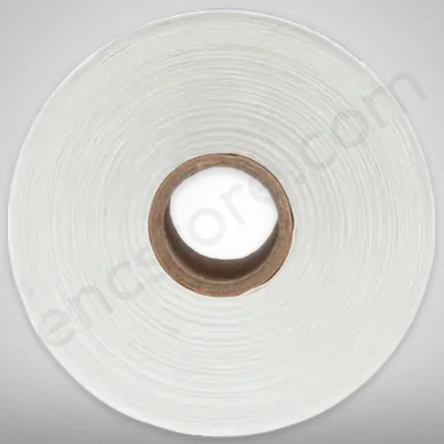 White Vinyl Barcode Label Roll, 38mm x 25mm x 2Up