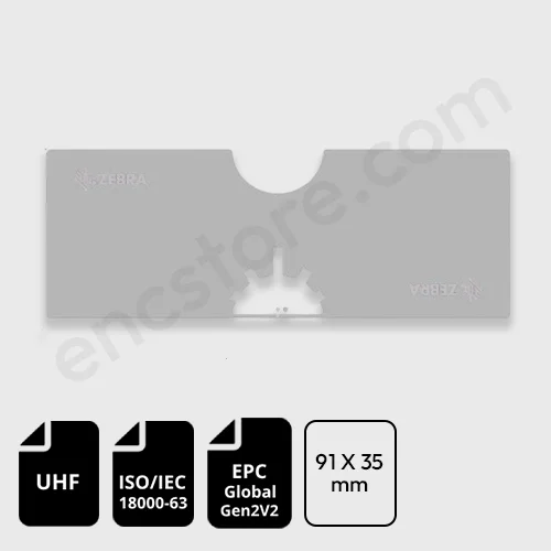 Zebra ZBR4000 RFID Inlays & Labels, 91mm x 35mm