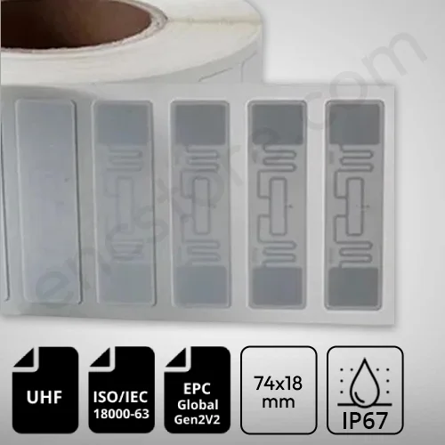 7418 UHF RFID Paper Label/Tags