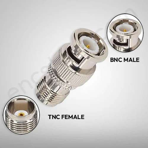 BNC Male to TNC Female RF Coaxial Coax Adapter
