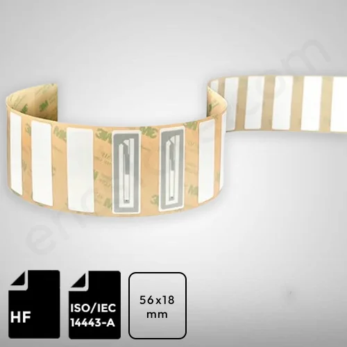 RFID Label 56×18mm NXP MIFARE Ultralight® C | ISO14443A