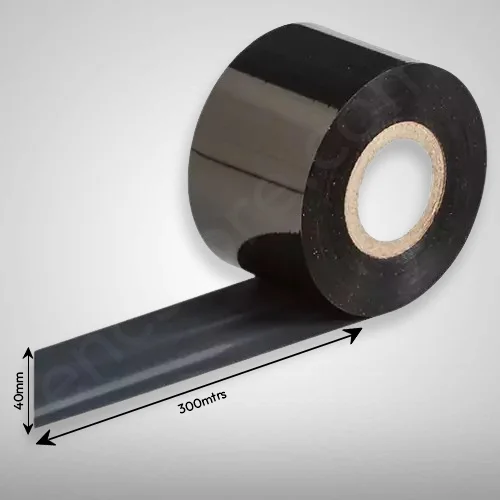 Wash Care barcode ribbon, 40mm x 300mtrs(Black)