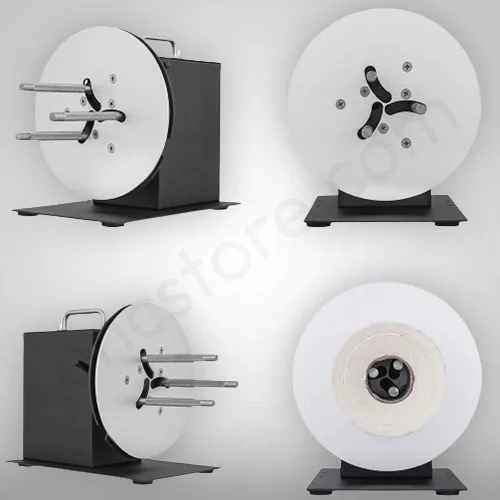 Barcode Label Roll rewinder