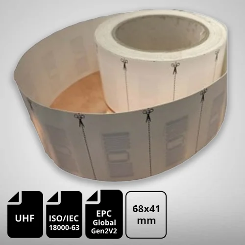 RFID Fabric Taffeta Labels/Tags