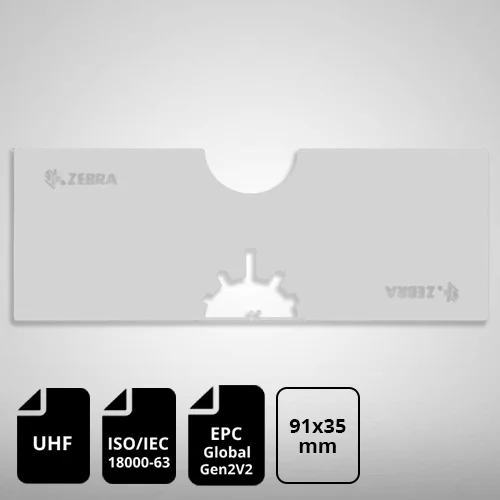 Zebra ZBR4000 RFID Inlays & Labels, 91mm x 35mm