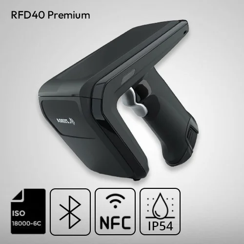 Zebra RFD40 Premium RFID SLED Handheld Reader