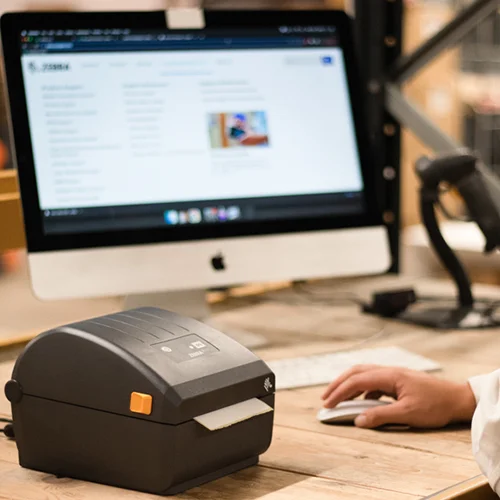 Zebra ZD230TA Desktop Barcode Label Printer,