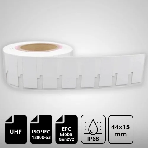 UNI 4415 (Small Size Tag) RFID On-Metal Labels