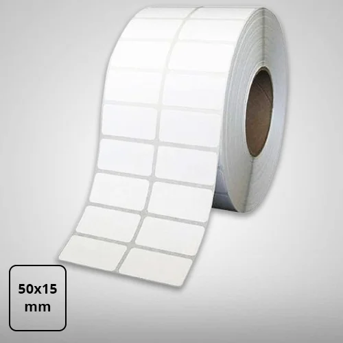 Barcode Label, 50mm x 15mm x 2UP