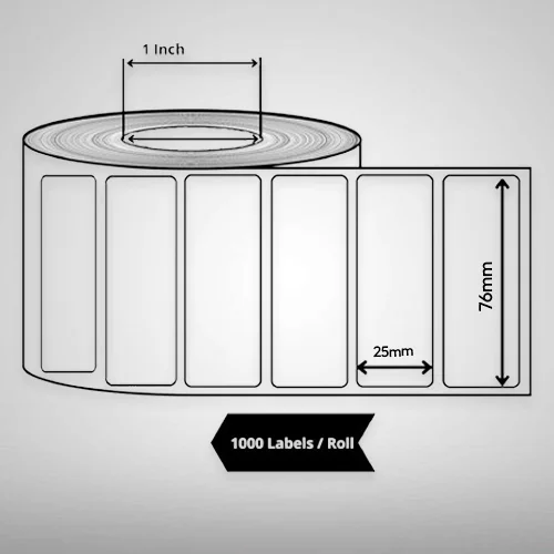 Thermal Polypropylene Barcode Label Roll