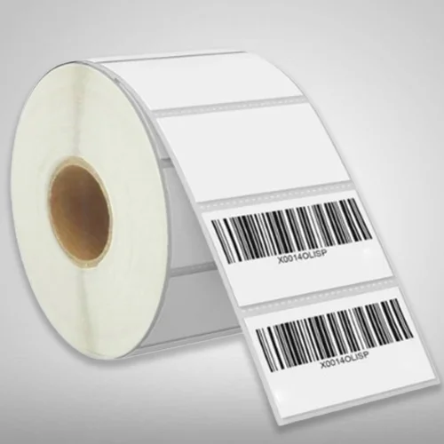 Chromo Paper Blank Barcode Label, 100mm x 60mm
