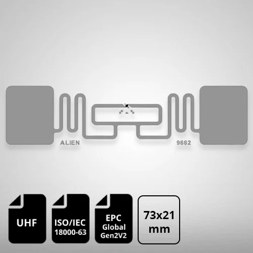 Long range UHF RFID Wet Inlay Tags
