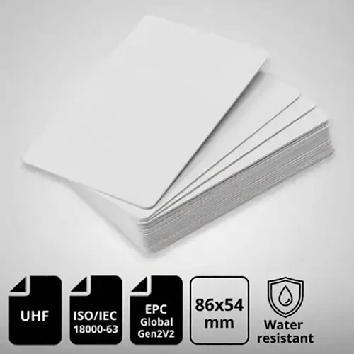 Plain White PVC RFID Cards