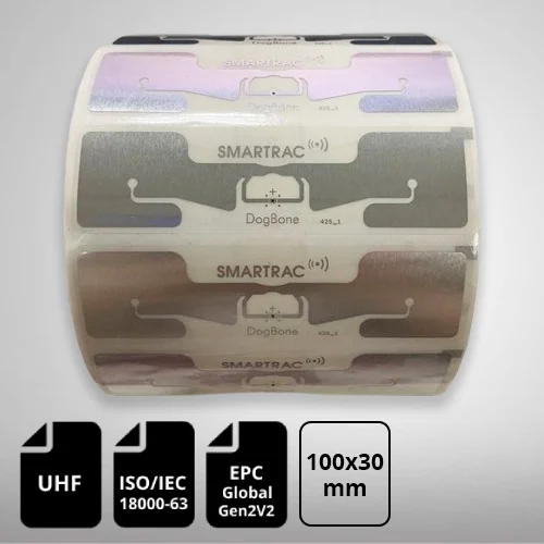 Dogbone RFID Bib Tags for Race Timing System