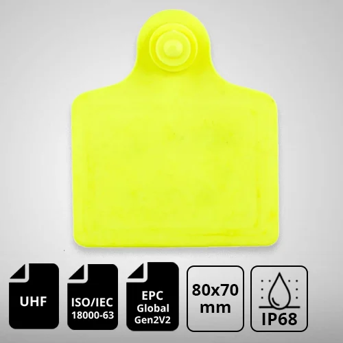 UHF RFID Ear Tags for Animals & Cattles