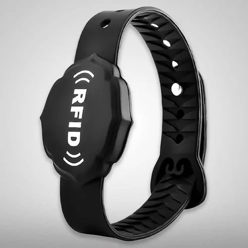 F/Mifare RFID Silicone Wristband Tag