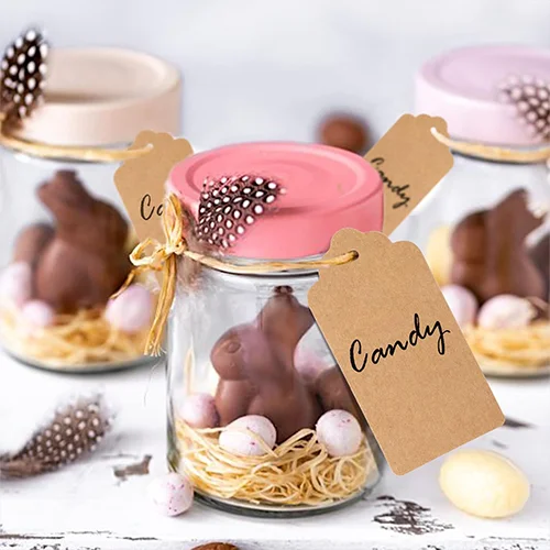 Recyclable Paper Hang Tag , 2 inch x 4 inch