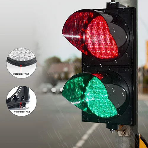 100mm Traffic Light, DC9-36V Red/Green Stop and G