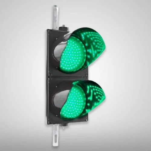 200mm Green Polycarbonate LED Traffic Signal Light
