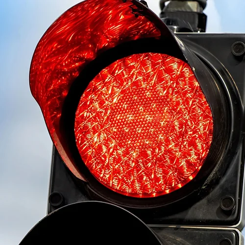 Red Traffic Signal Light, IP65