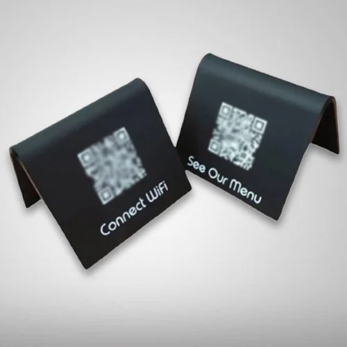 Acrylic QR Code Display Stands