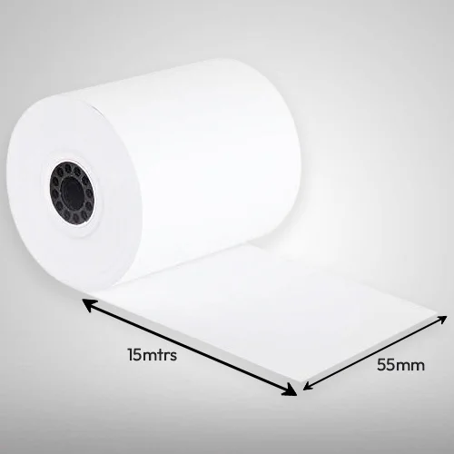 Size 55mm x 15mtrs, 48 GSM Thickness