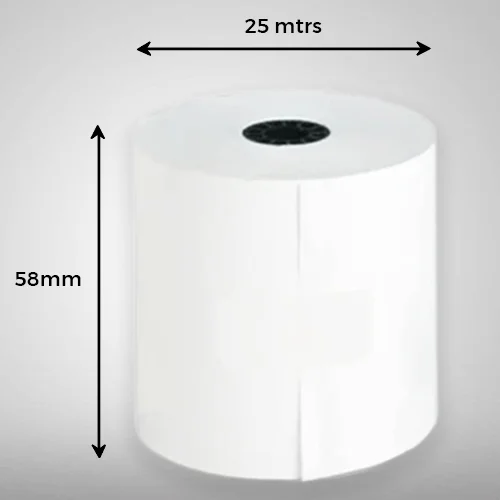 2 Inch Thermal POS Cash Register Receipt Roll, 58