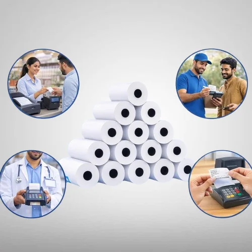 POS Thermal Paper Roll, 50 GSM