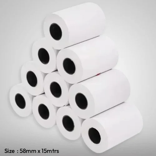 Thermal Paper Pos Roll, Size 50mm x 25m, Pack of 1