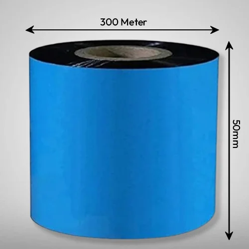 Black Resin Ribbon, Size: 50mm X 300 Meter