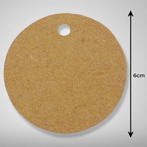 Shaped Clothing Paper Hang Tag, 6cm