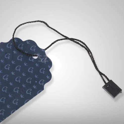 Black Clothing Hang Tag String