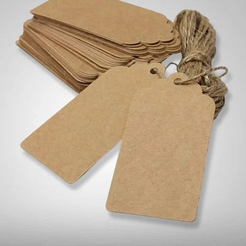 Paper Hang Tag With String Attached, 35mm x 45mm
