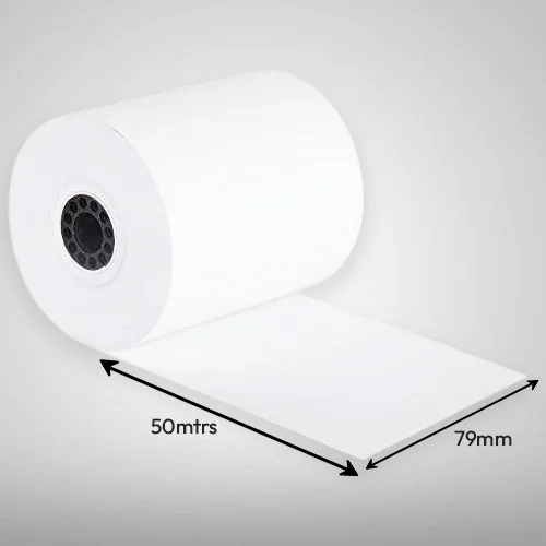 Thermal Paper POS Rolls, 79mm X 50mtrs