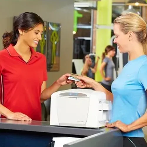 C50 Plastic ID Card Printer, Resolution: 300 DPI