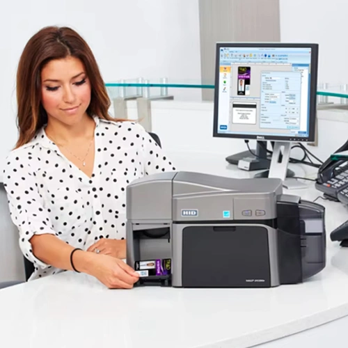 DTC1250e Dual-Sided ID Card Printer