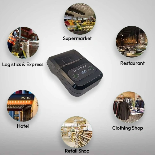 F2C Thermal Receipt Bluetooth Printer, Resolution:
