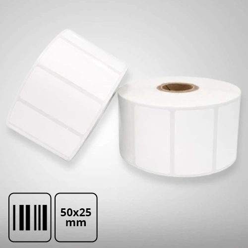 White Polypropylene Barcode Labels