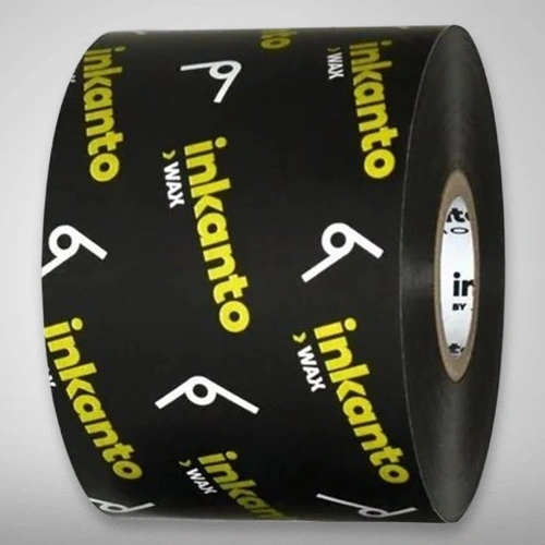 Black Wax Ribbon Size: 55mm x 300mtr