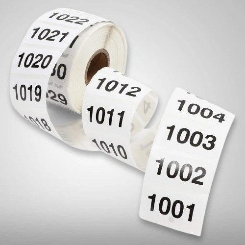 Serial Number Stickers