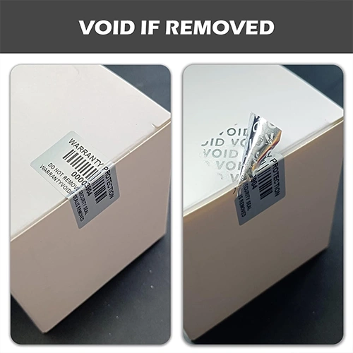 Pre-Printed Warranty Protection Viny