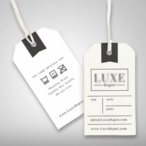 Printed Clothing Hang Tag