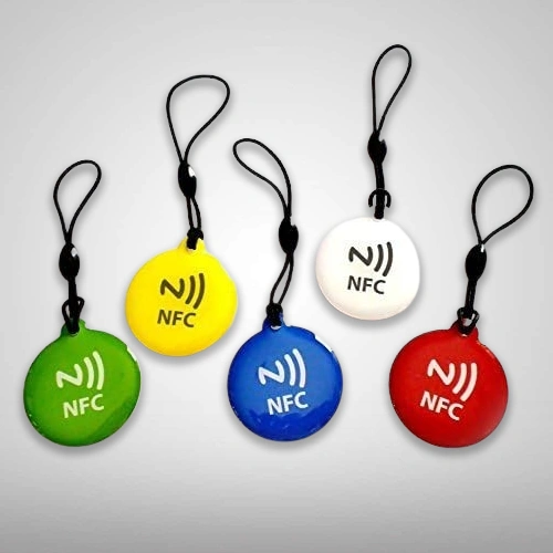 Epoxy NFC Tags Keychain Smart Tag