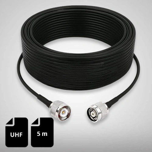 RFID Antenna Cable, RP-TNC Male to N-type Male, 5mtrs