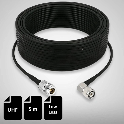 RFID Antenna Cable, N-Type Female to TNC Male Right, 5mtrs