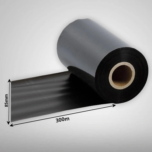 Wax Ribbon, 85mm x 300m (Black)