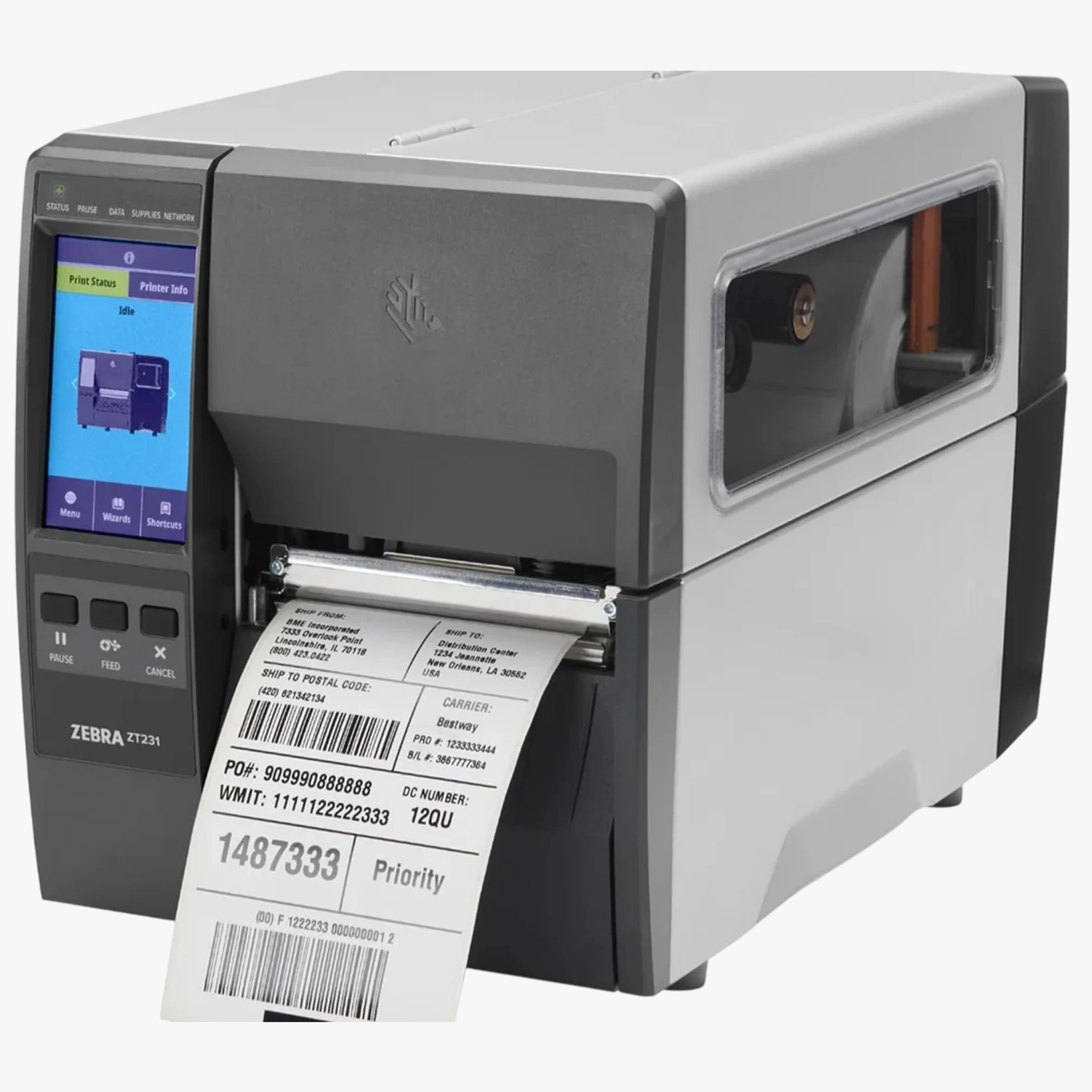 Zebra ZT231 Barcode Industrial Printer, 4-Inch Wid