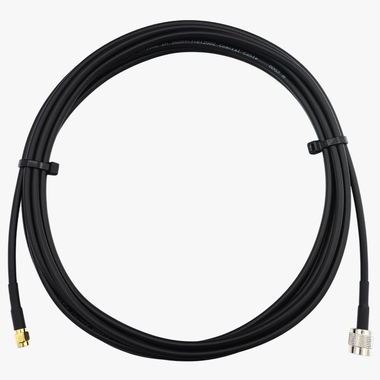 12 Feet Antenna Cable, RP-TNC Male to SMA Female