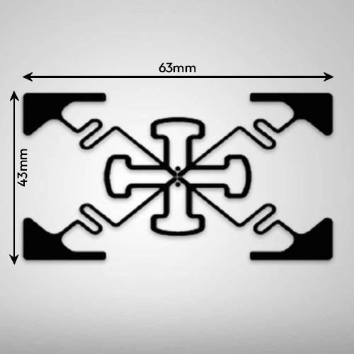 M4 UHF RFID Dry Inlay